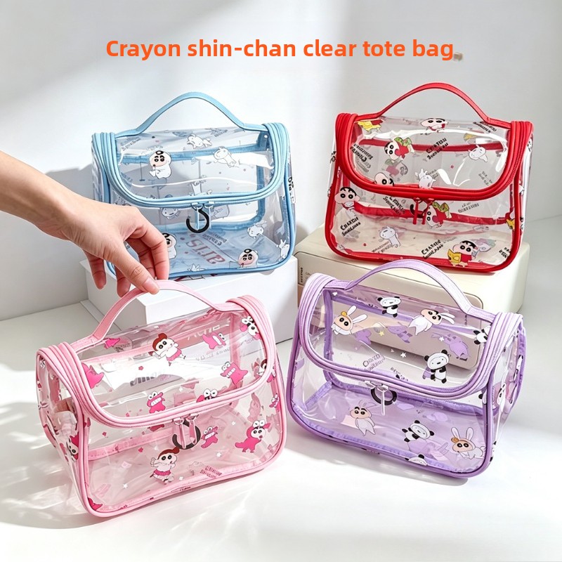 Travel Accessories In Japan - Crayon Shin-chan Karikatür Desenli Kozmetik Çantası,