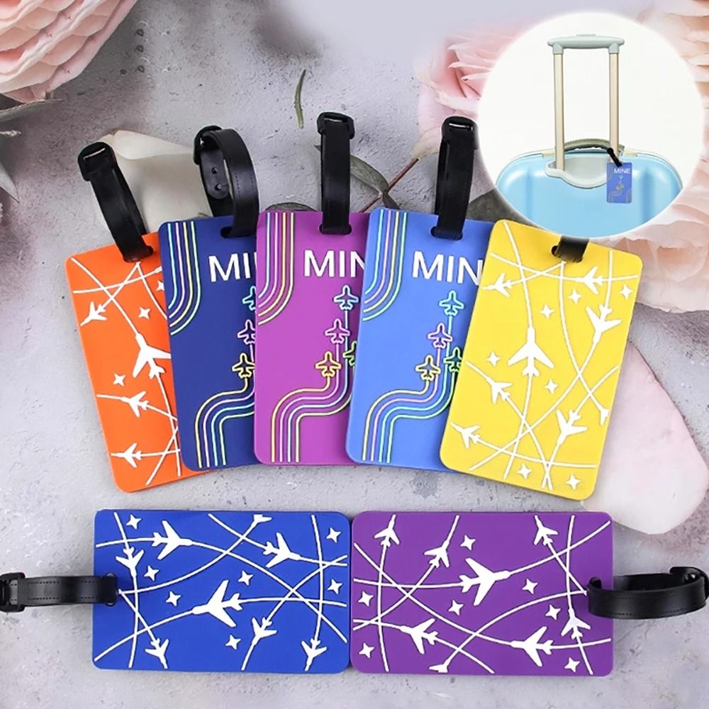 Travel Accessories Must Have - Silikon Tutkal Bavul KIMLIK Adres Tutucu