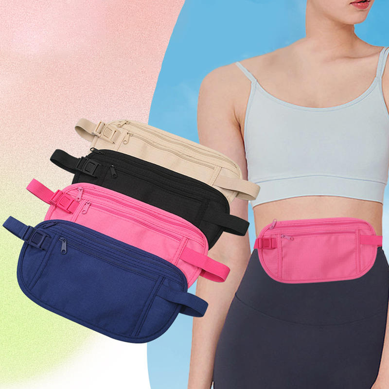 Money Belt Hidden - Görünmez Seyahat Bel Paketleri Kılıfı Pasaport