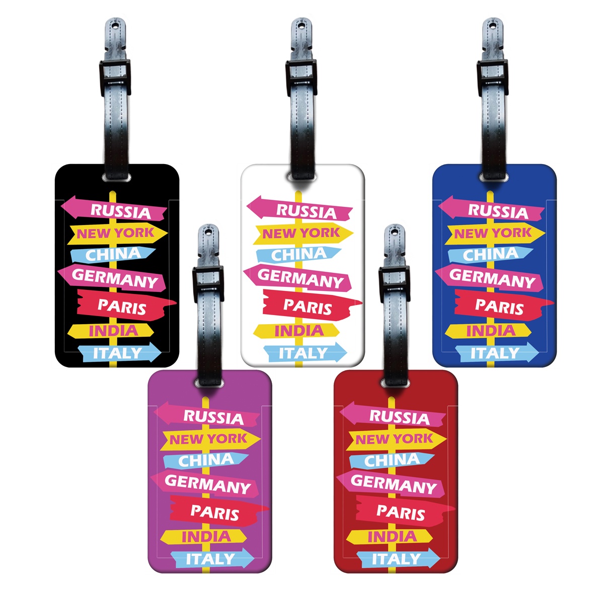 Travel Accessories List - Yaratıcı Yol İşareti Göstergeli Bagaj Etiketleri