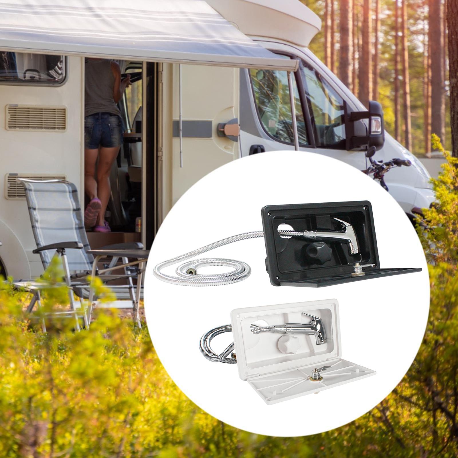 Travel Van Accessories - Taşınabilir Karavan Dış Duş Kutusu Kiti,