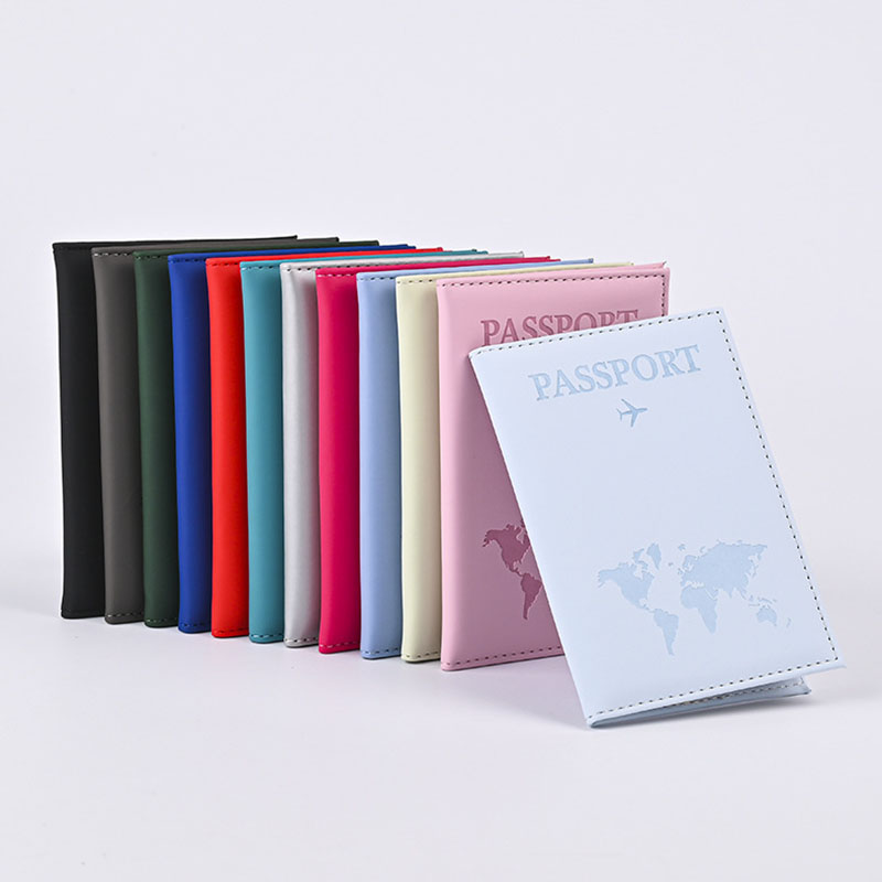Travel Accessories On Plane - Sevgilisi Dünya Haritası Pasaport Kapağı Sıcak