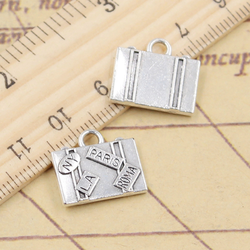 Travel Accessories New York - 10 adet Charms seyahat çantaları New
