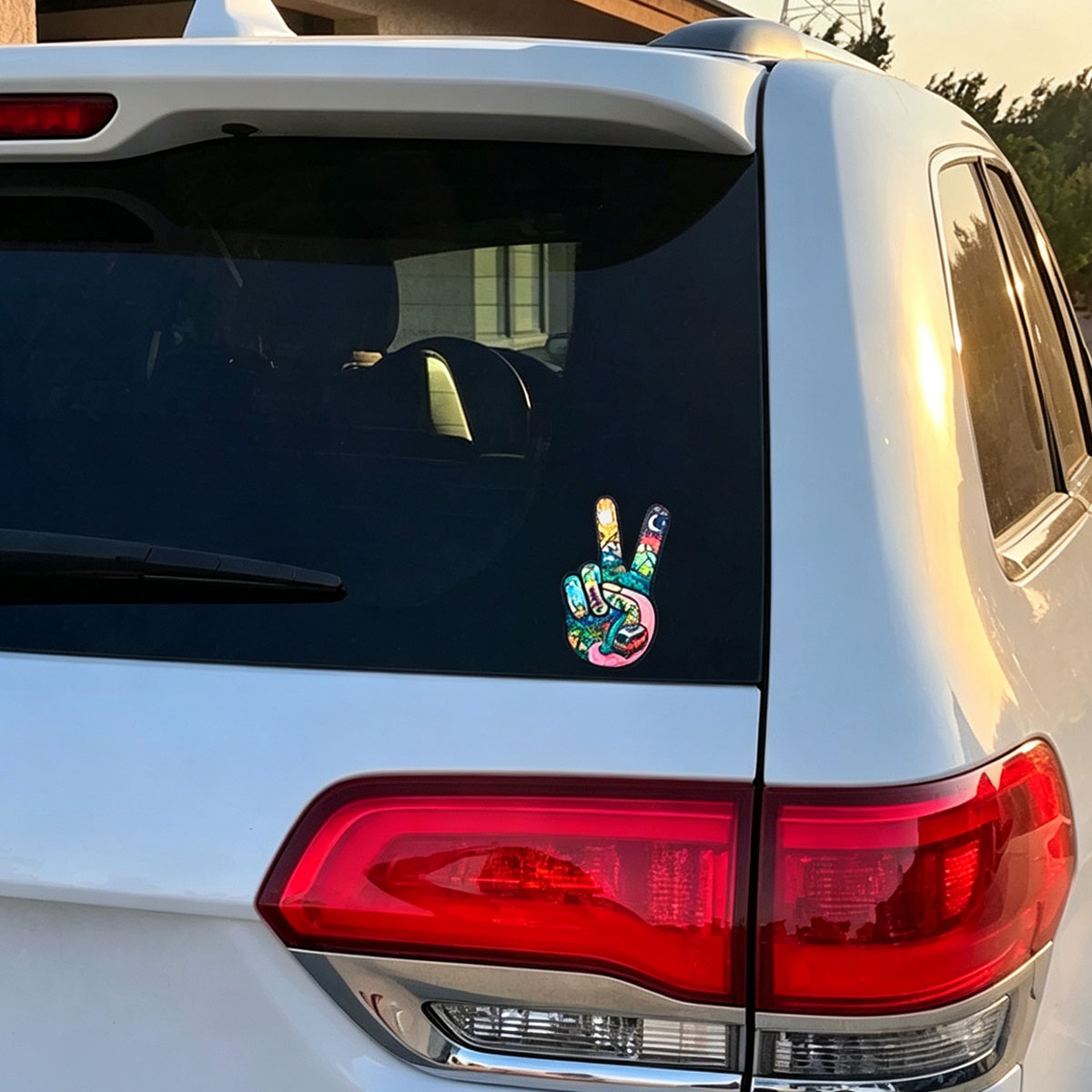 Barış Sembolü El Çıkartması, K - Travel Van Accessories incelemesi ve fiyatı