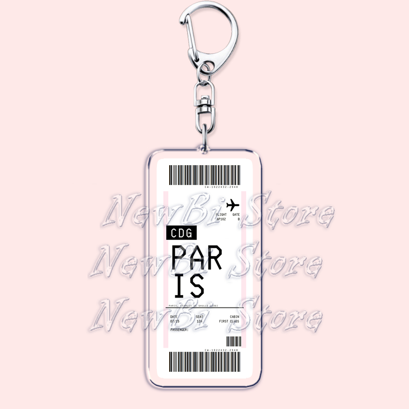 Uçak bilet biniş kartı anahtar - Travel Accessories New York incelemesi ve fiyatı