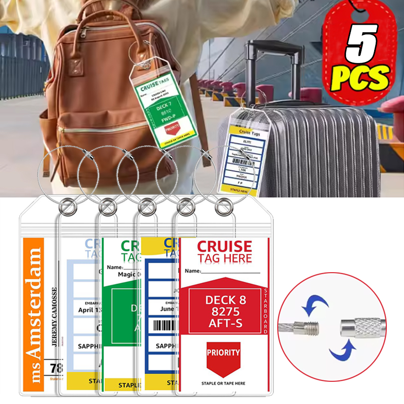 5 Adet Şeffaf Seyahat Bagaj Et - Travel Accessories List incelemesi ve fiyatı
