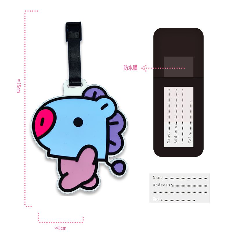 BT21 çizgi film sevimli anahta - Travel Accessories List incelemesi ve fiyatı