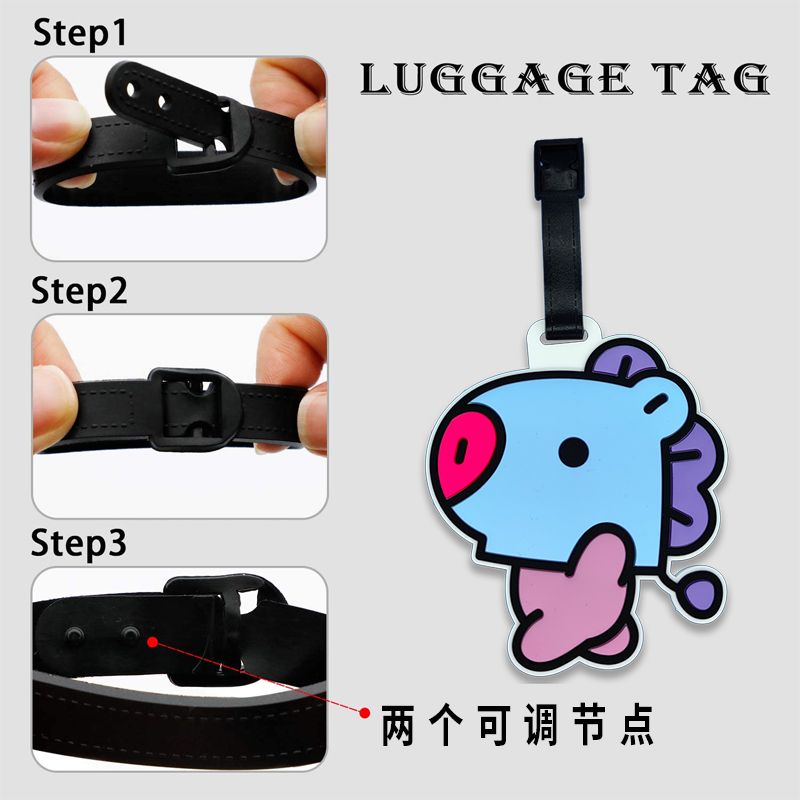 BT21 çizgi film sevimli anahta - Travel Accessories List incelemesi ve fiyatı