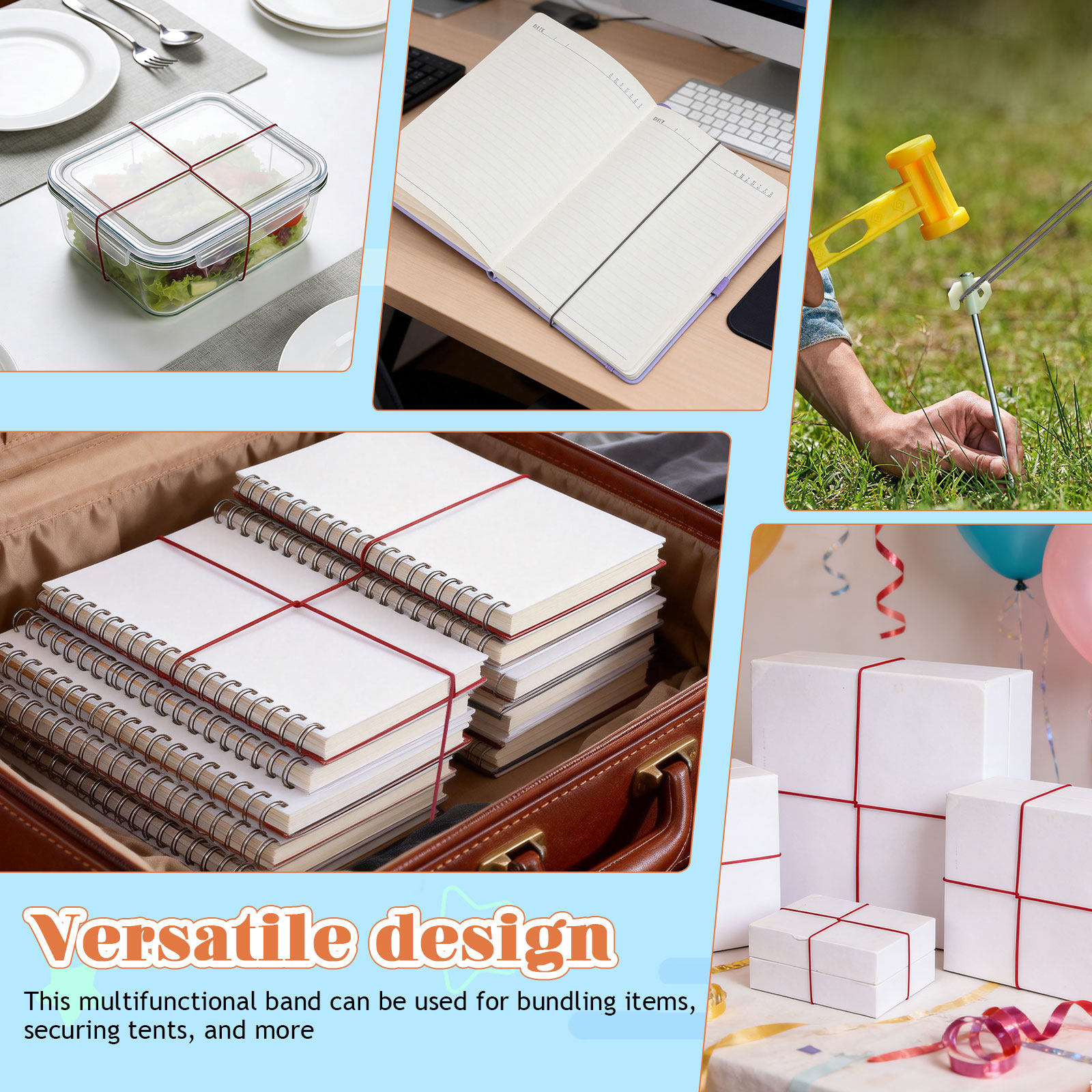 10 Adet Naylon Elastik Bant, A - Travel Journal Accessories incelemesi ve fiyatı
