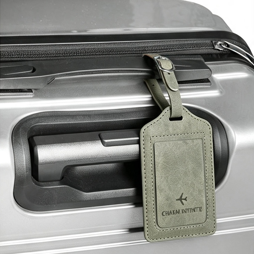 PU Deri Uçak Logolu Bagaj Etik - Travel Accessories On Plane incelemesi ve fiyatı