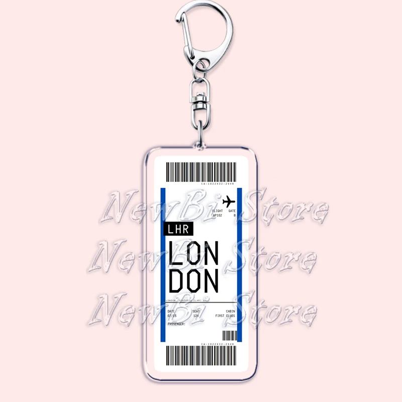 Uçak Bilet Biniş Kartı Anahtar - Travel Accessories New York incelemesi ve fiyatı