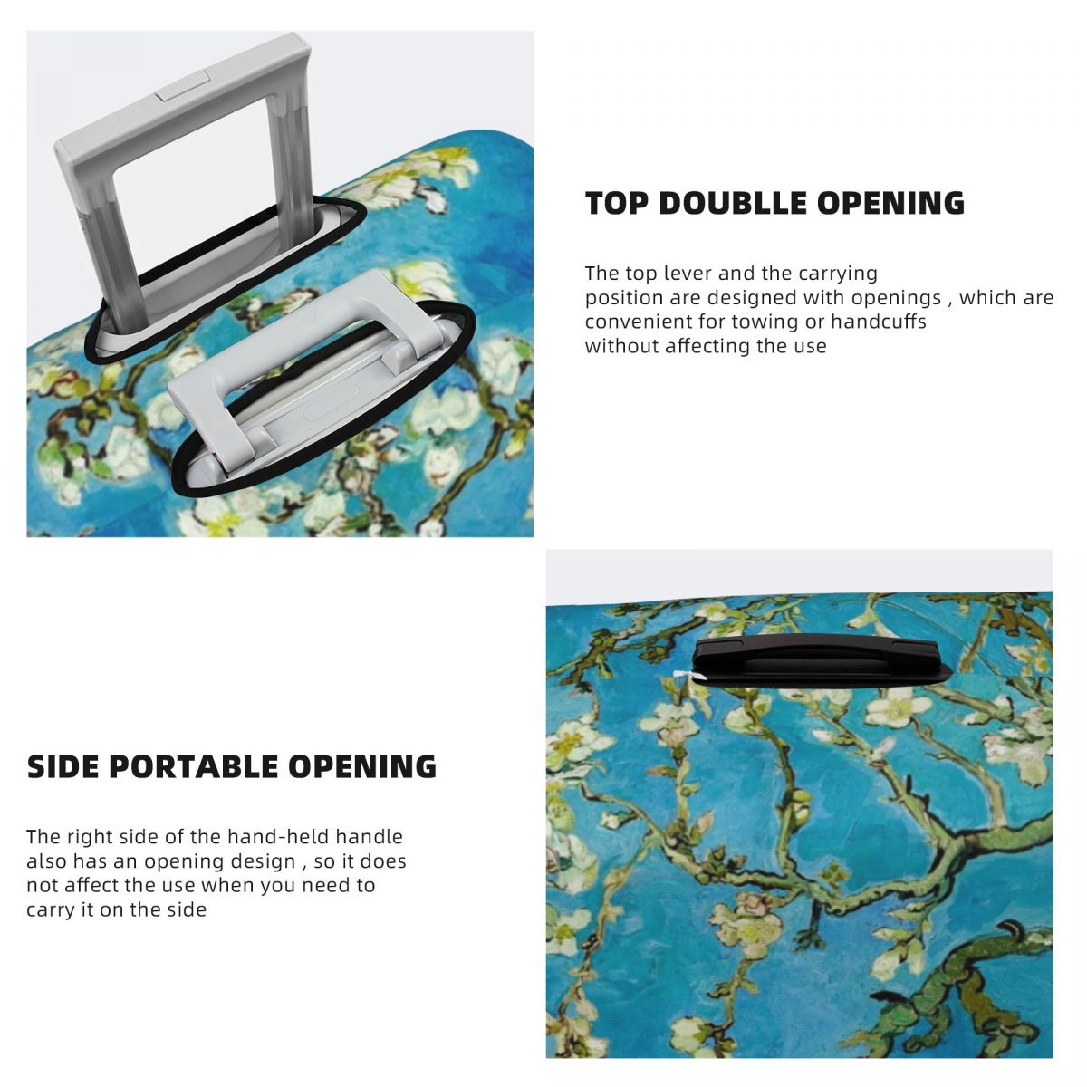 Badem Çiçeği Bavul Kapağı Vinc - Travel Van Accessories incelemesi ve fiyatı